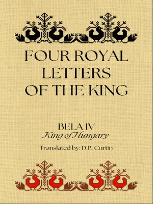 cover image of Four Royal Letters of the King